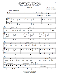 Now You Know von Stephen Sondheim (Download) 