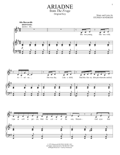 Ariadne von Stephen Sondheim (Download) 