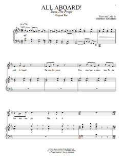 All Aboard! von Stephen Sondheim (Download) 