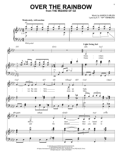 Over The Rainbow von Harold Arlen (Download) 