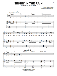 Singin' In The Rain von Arthur Freed (Download) 