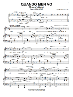 Quando Men Vo (Musetta's Waltz) (Download) 