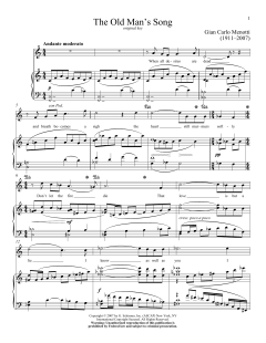 The Old Man's Song von Richard Walters (Download) 