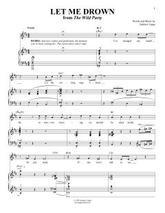 Let Me Drown von Andrew Lippa (Download) 