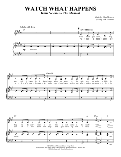 Watch What Happens von Alan Menken (Download) 