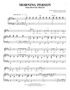 Morning Person von Jeanine Tesori (Download) 