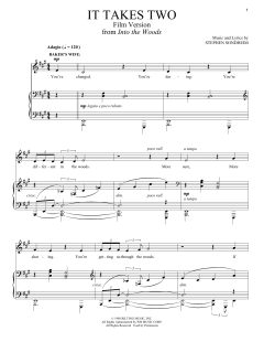 It Takes Two (Film Version) von Stephen Sondheim (Download) 
