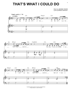That's What I Could Do von Jeanine Tesori (Download) 