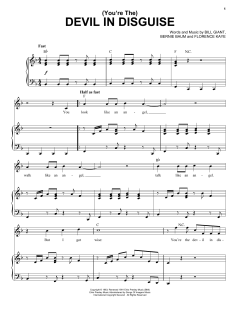 (You're The) Devil In Disguise von Elvis Presley (Download) 