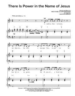 There Is Power In The Name Of Jesus von Jeff Ferguson (Download) 