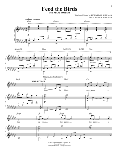 Feed The Birds (Tuppence A Bag) von Robert Bernard Sherman (Download) 