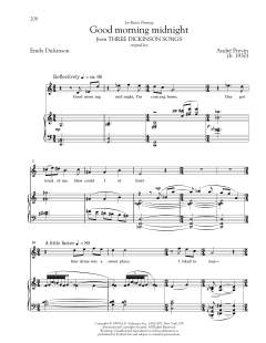 Good Morning Midnight von Emily Dickinson (Download) 