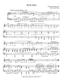 Reward von John Jacob Niles (Download) 