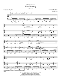 Blue Monday von Langston Hughes (Download) 