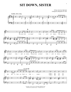 Sit Down, Sister von African-American Spiritual (Download) 