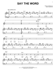 Say The Word von Joel Houston (Download) 