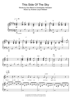 This Side Of The Sky von Andrew Lloyd Webber (Download) 