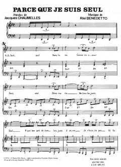 Parce Que Je Suis Seul von Jacob (Download) 