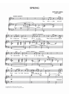 Spring von Edvard Grieg (Download) 