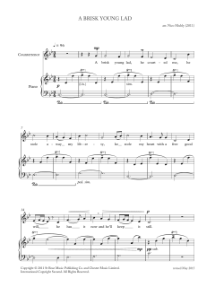 A Brisk Young Lad von Nico Muhly (Download) 