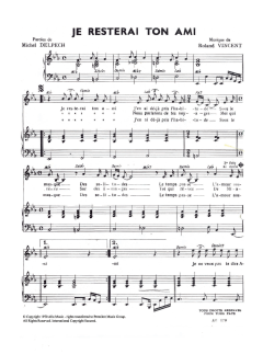 Je Resterai Ton Ami von Michel Delpech (Download) 