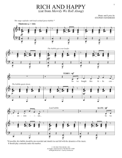 Rich And Happy von Stephen Sondheim (Download) 