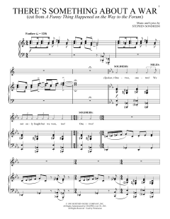 There's Something About A War von Stephen Sondheim (Download) 