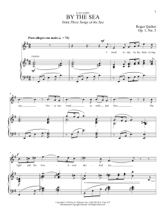 By The Sea von Roger Quilter (Download) 