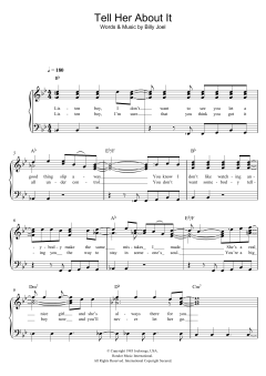 Tell Her About It von Billy Joel (Download) 