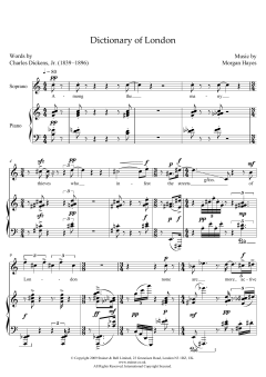 Dictionary of London (for soprano and piano) von Morgan Hayes (Download) 