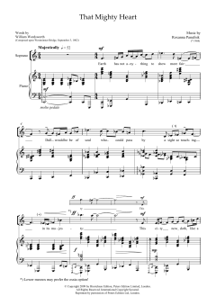 That Mighty Heart (for soprano and piano) von Roxanna Panufnik (Download) 