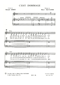 C'est Dommage von Henri Salvador (Download) 