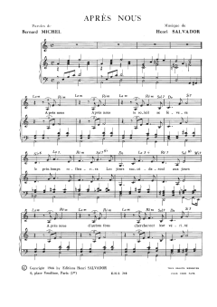 Apres Nous von Henri Salvador (Download) 