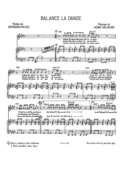 Balance La Danse von Henri Salvador (Download) 
