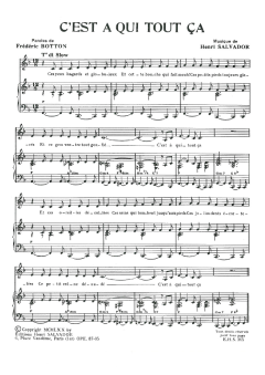 C'est A Qui Tout Ca von Henri Salvador (Download) 