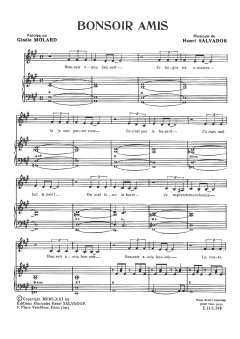 Bonsoir Amis von Henri Salvador (Download) 