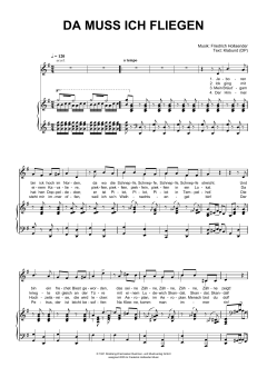Da Muss Ich Fliegen von Friedrich Holländer (Download) 