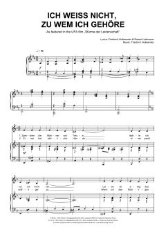 Ich Weiss Nicht, Zu Wem Ich Gehore von Robert Liebmann (Download) 
