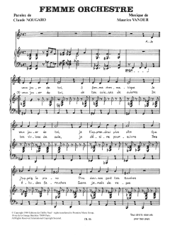 Femme Orchestre von Claude Nougaro (Download) 