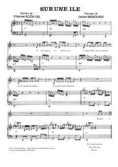 Sur Une Ile von Didier Marouani (Download) 