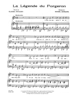 Legende Du Forgeron von Claude Nougaro (Download) 
