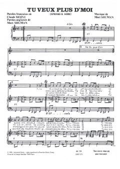 Tu Veux Plus D'moi von Mort Shuman (Download) 