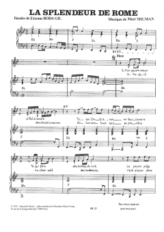La Splendeur De Rome von Mort Shuman (Download) 