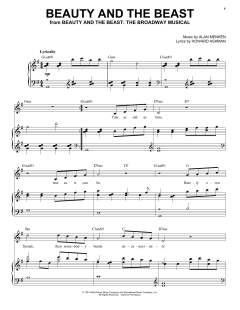 Beauty And The Beast von Alan Menken (Download) 