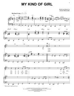 My Kind Of Girl von Michael Bublé (Download) 