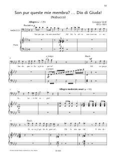 Son pur queste mie membra?... Dio di Giuda! von Giuseppe Verdi (Download) 
