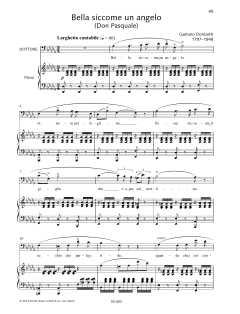 Bella siccome un angelo von Gaetano Donizetti (Download) 