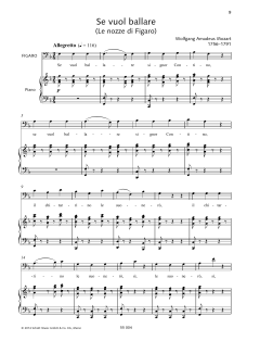 Se vuol ballare von Wolfgang Amadeus Mozart (Download) 