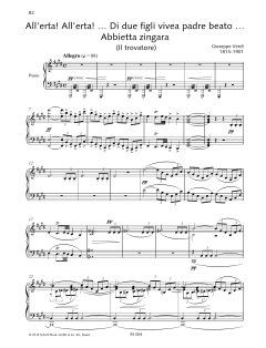 All'erta! All'erta!... Di due figli vivea padre beato... Abbietta zingara von Giuseppe Verdi (Download) 
