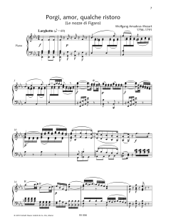 Porgi, amor, qualche ristoro von Wolfgang Amadeus Mozart (Download) 